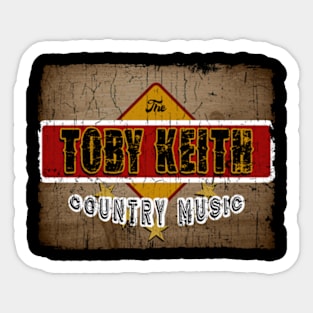 Toby Keith // country music Sticker